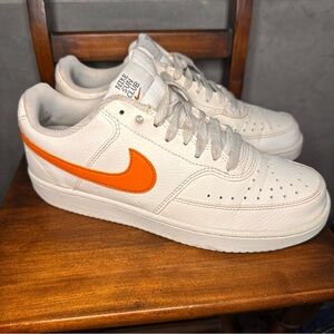 Nike Court Vision Low Next Nature “Sail Hot Curry”Women’s Size 7 Sneakers